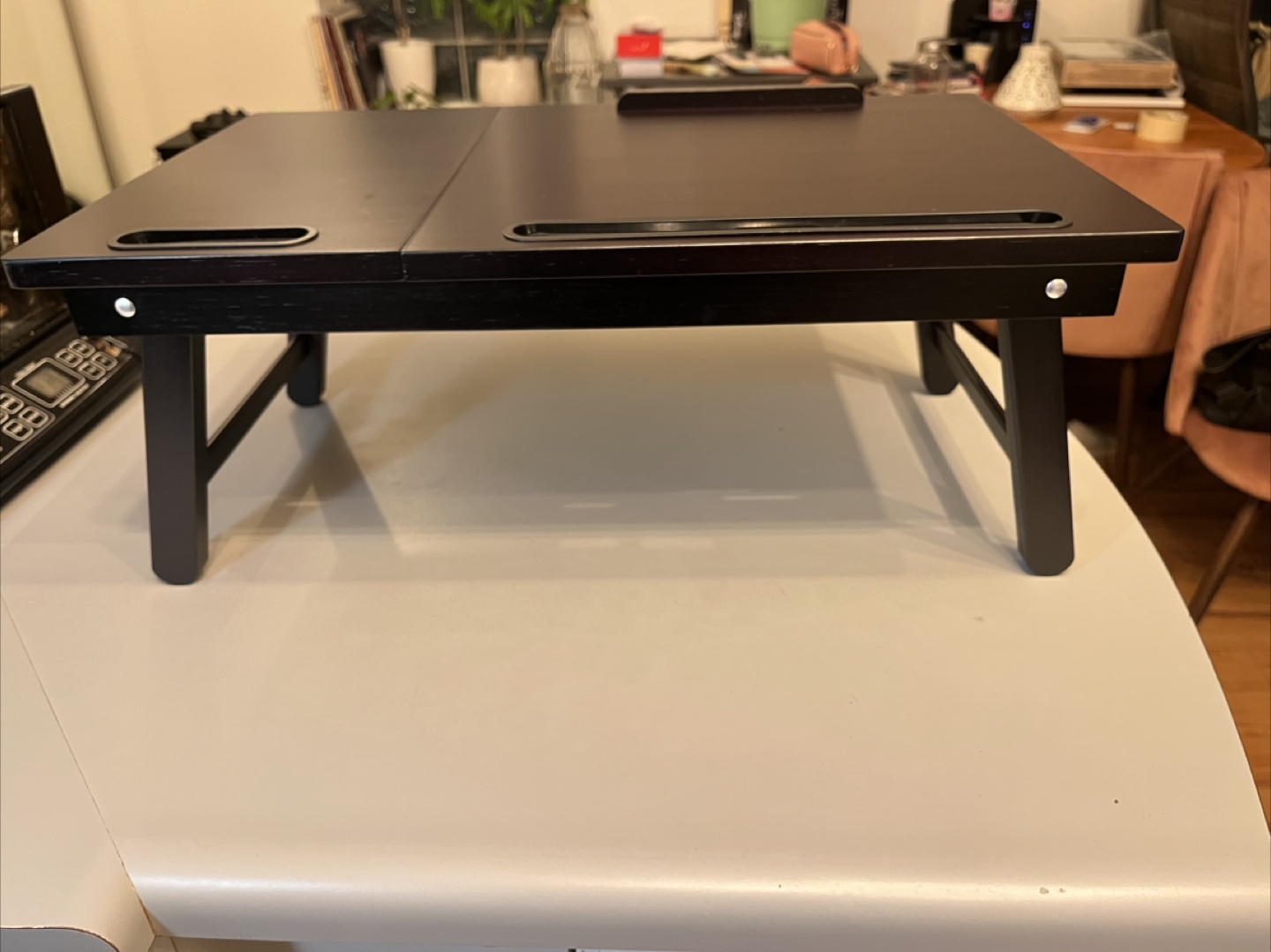 Adjustable Laptop Bed Desk - Brown