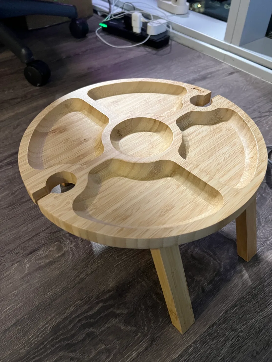Torrini Bamboo Wine Picnic Table thumbnail