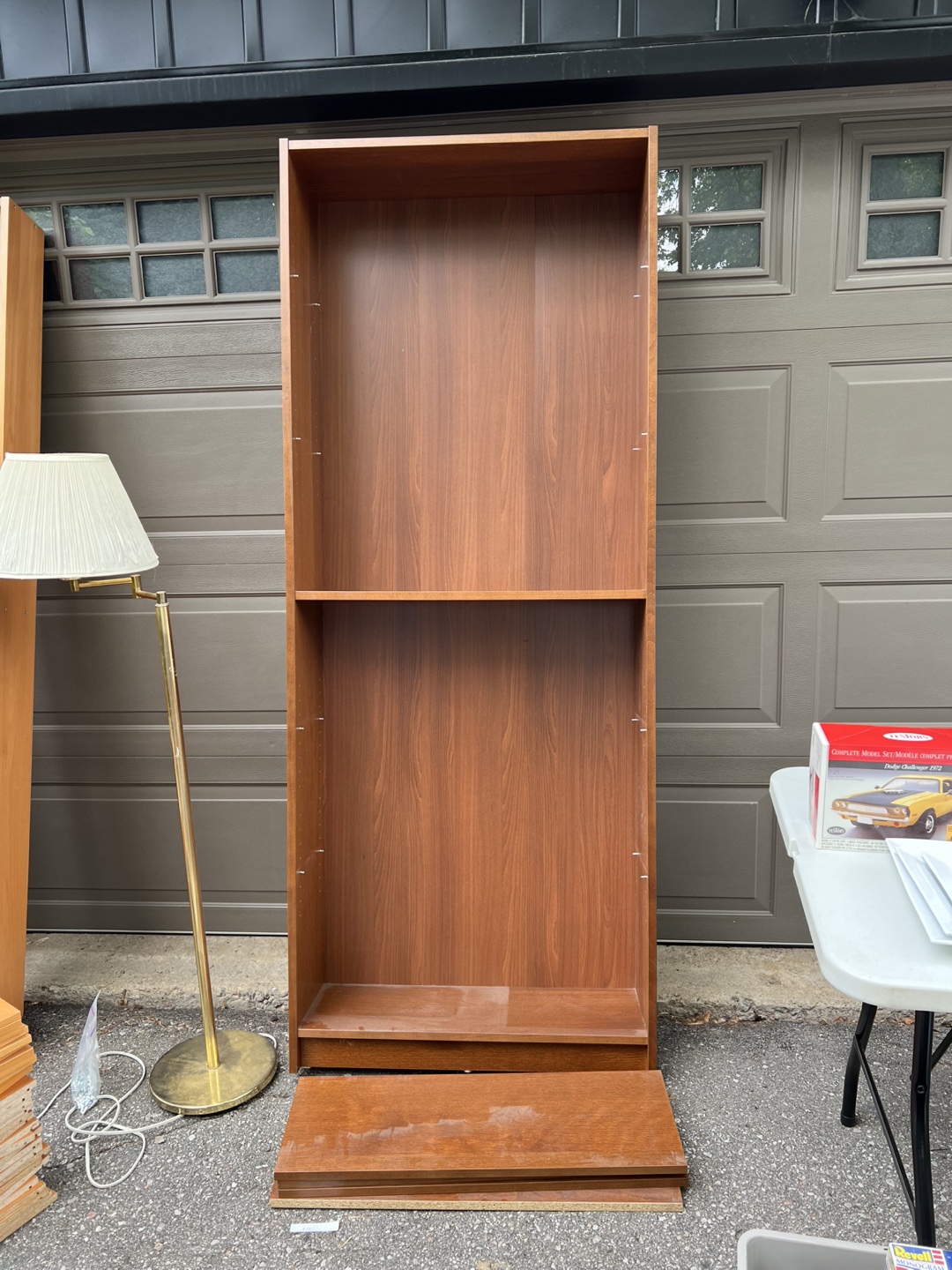Tall Wooden Bookcase