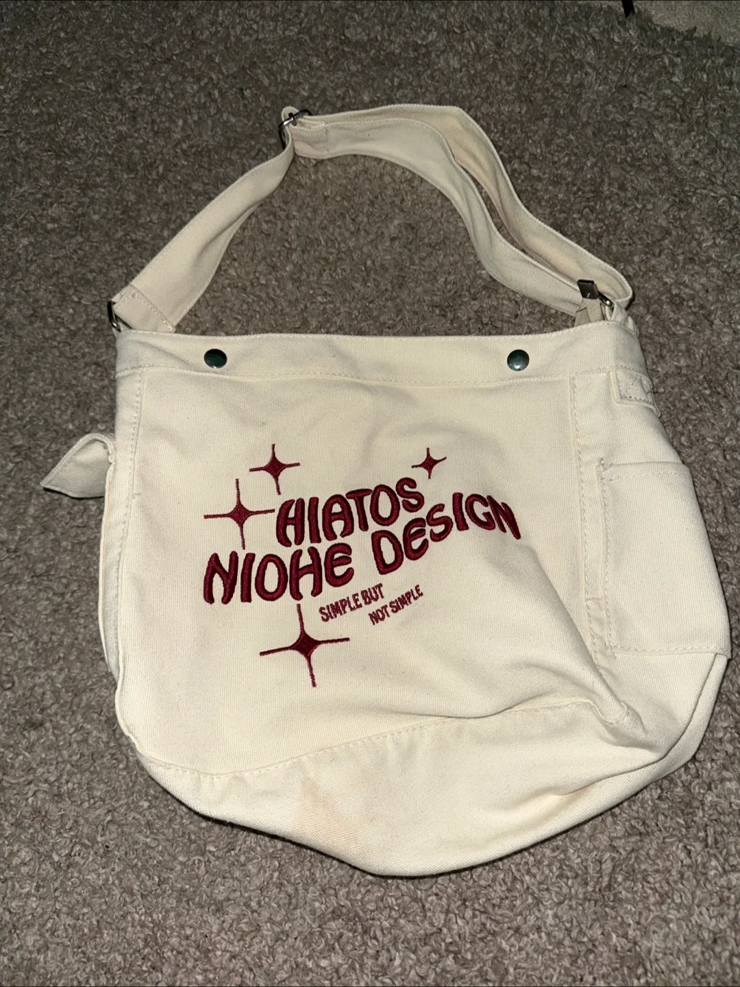 Hiatos Design Cream Shoulder Bag thumbnail