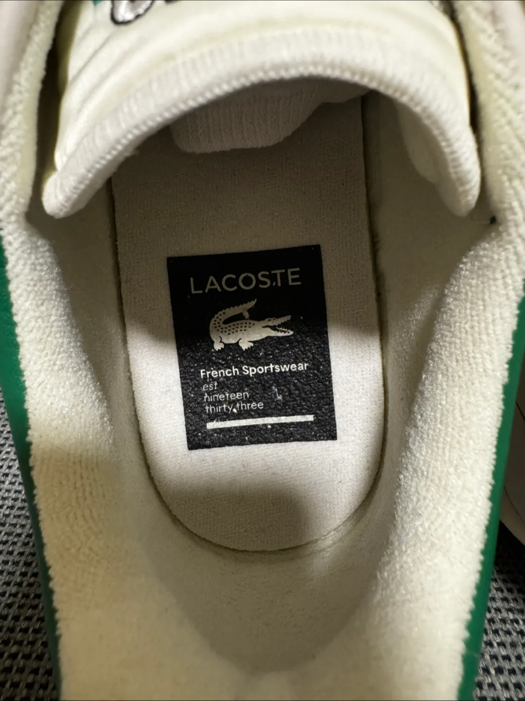 Lacoste Tennis 1933 White/Green Sneakers image indicator(3)