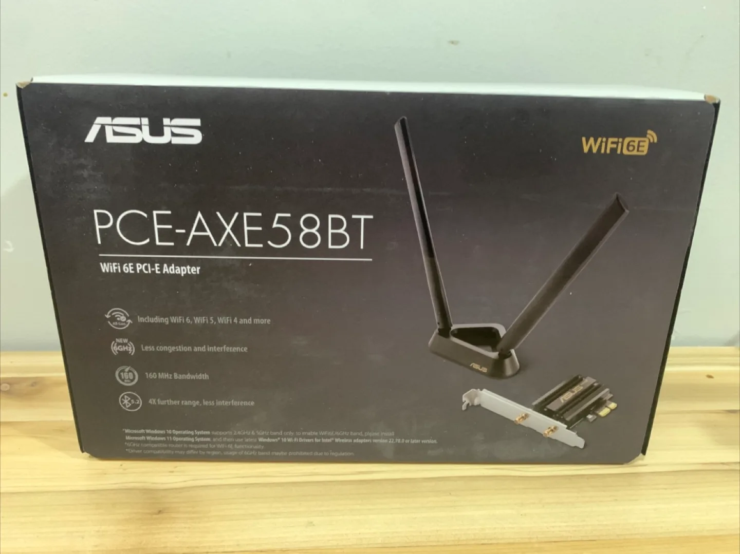 ASUS WiFi 6E PCI-E Adapter card thumbnail