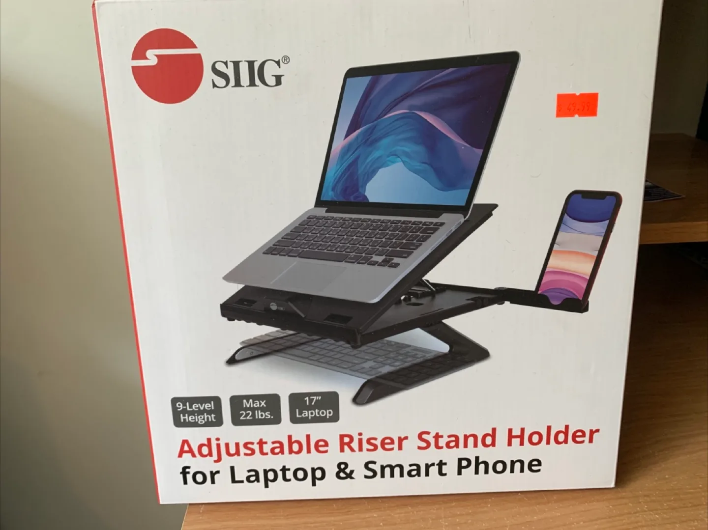 Adjustable Laptop & Phone Holder thumbnail