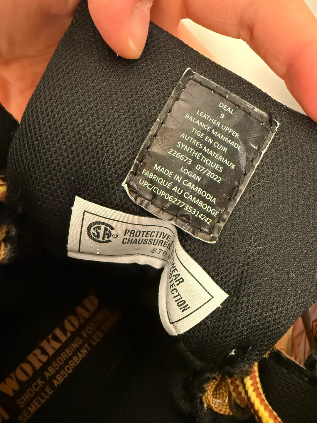 Workload Leather Waterproof Work Boots - Size 9 image indicator(4)