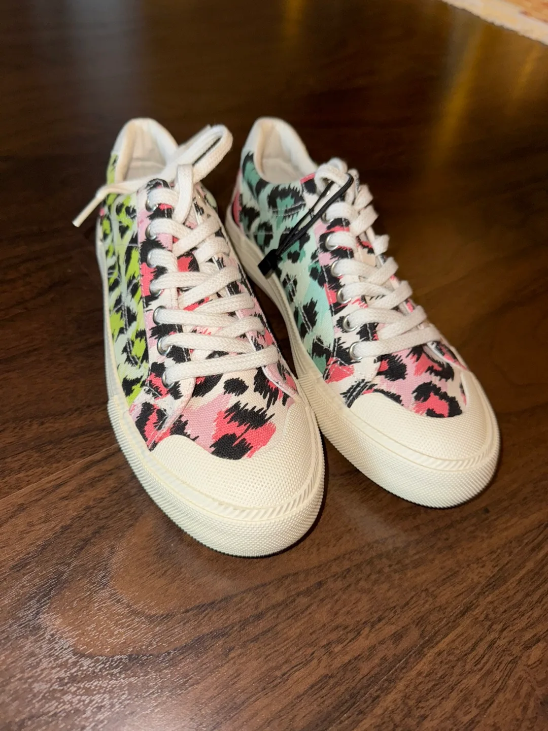 Zara Animal Print Sneakers - Size 38 thumbnail