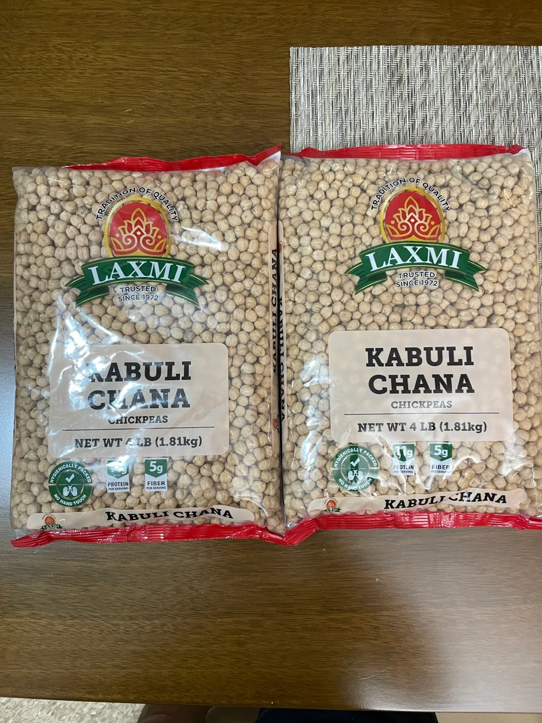 Laxmi Kabuli Chana Chickpeas - 4 lb Bag thumbnail