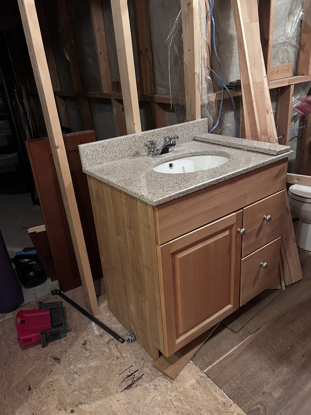 Bathroom Vanity with Granite Top