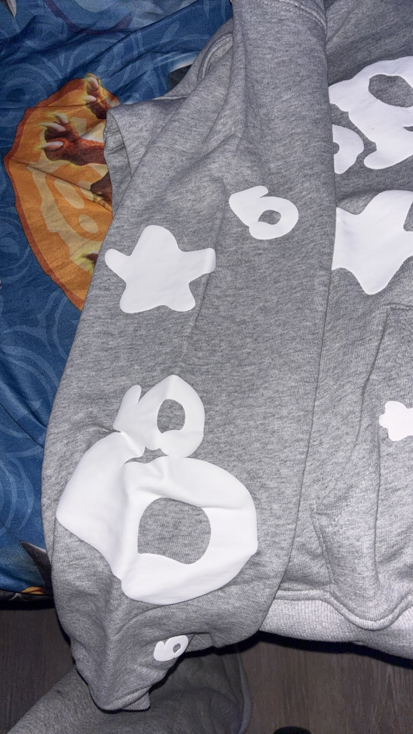 Sp5der Hoodie - Grey, Size M - photo 2