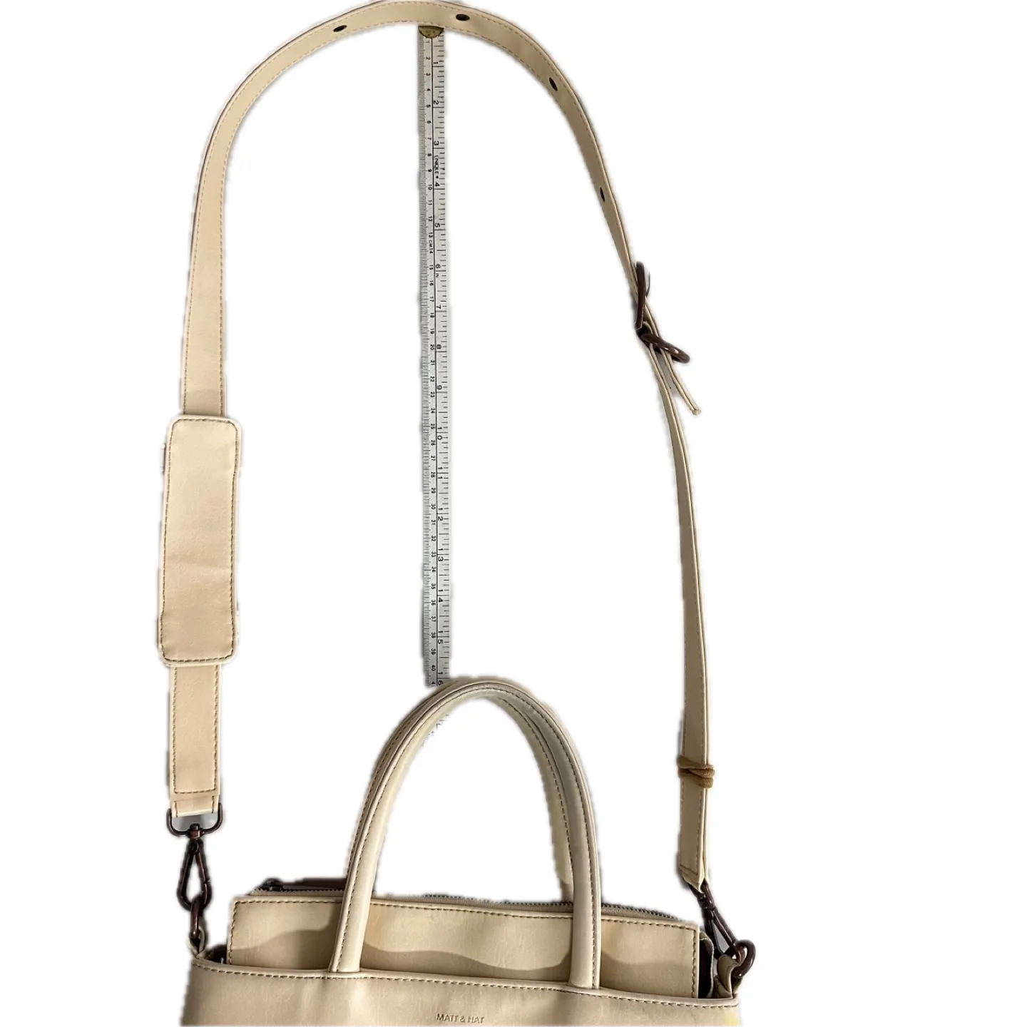 Matt & Nat Tia Black Vegan Leather Tote Crossbody Office image indicator(10)