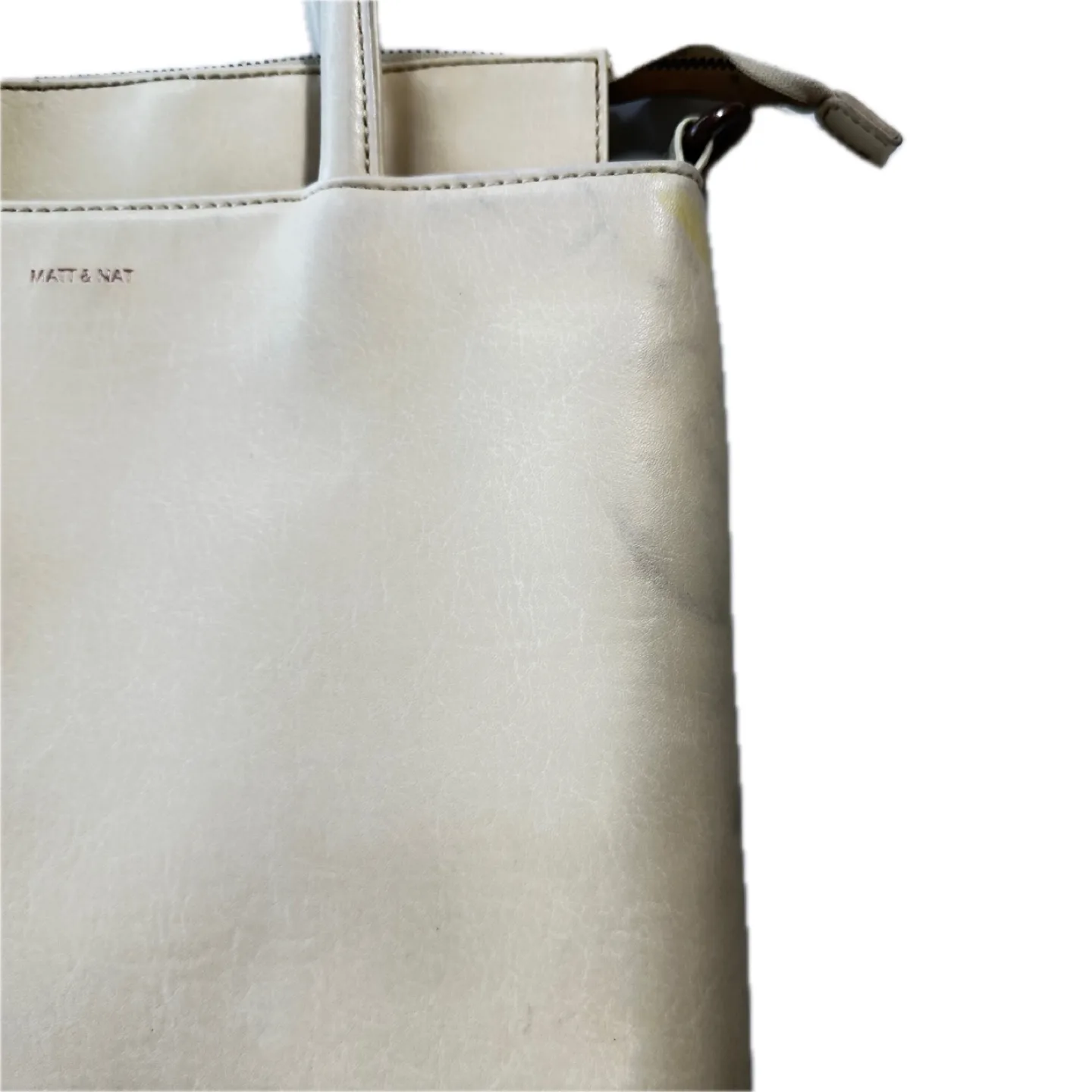 Matt & Nat Tia Black Vegan Leather Tote Crossbody Office image indicator(4)