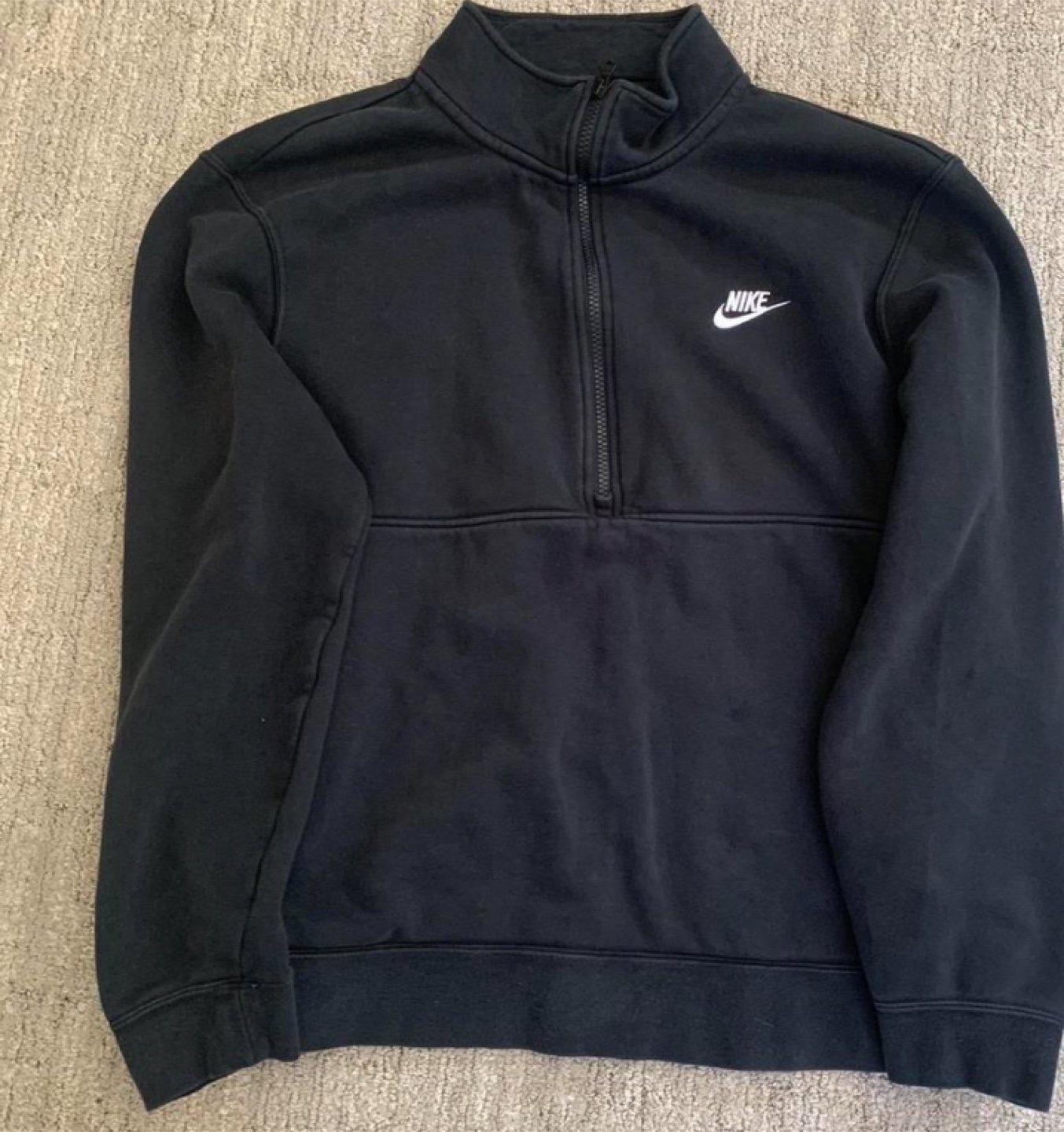 Nike Black quarter- Zip Pullover