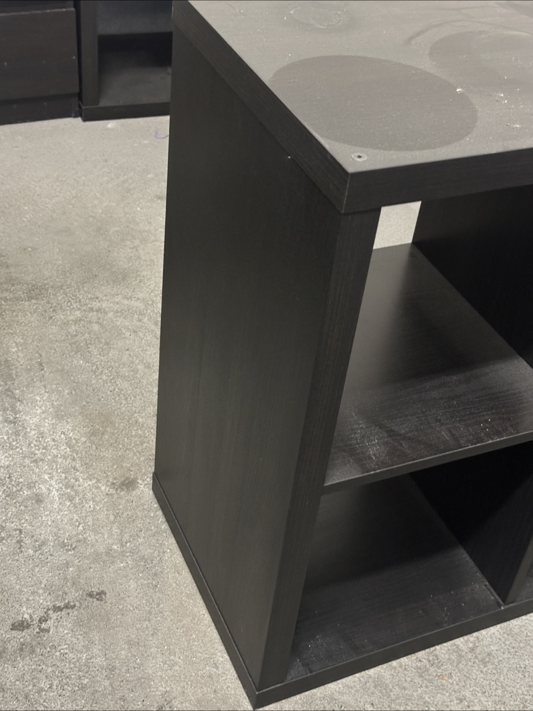 Black 4-Cube Storage Shelf - photo 3
