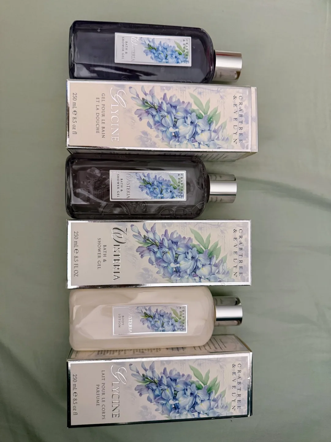 Crabtree & Evelyn Wisteria Lotion & Bath & Shower Gels thumbnail