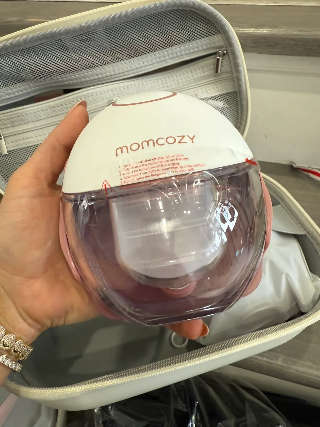Momcozy Mobile Style Hands-Free Breast Pumps thumbnail