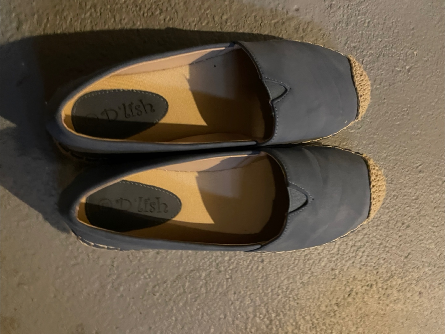 D'lish Blue Espadrille Slip-On Shoes - Size 10 - photo 4