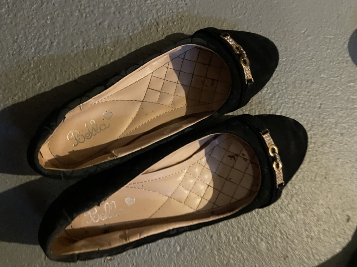 Bella Black Ballet Flats - Size 40