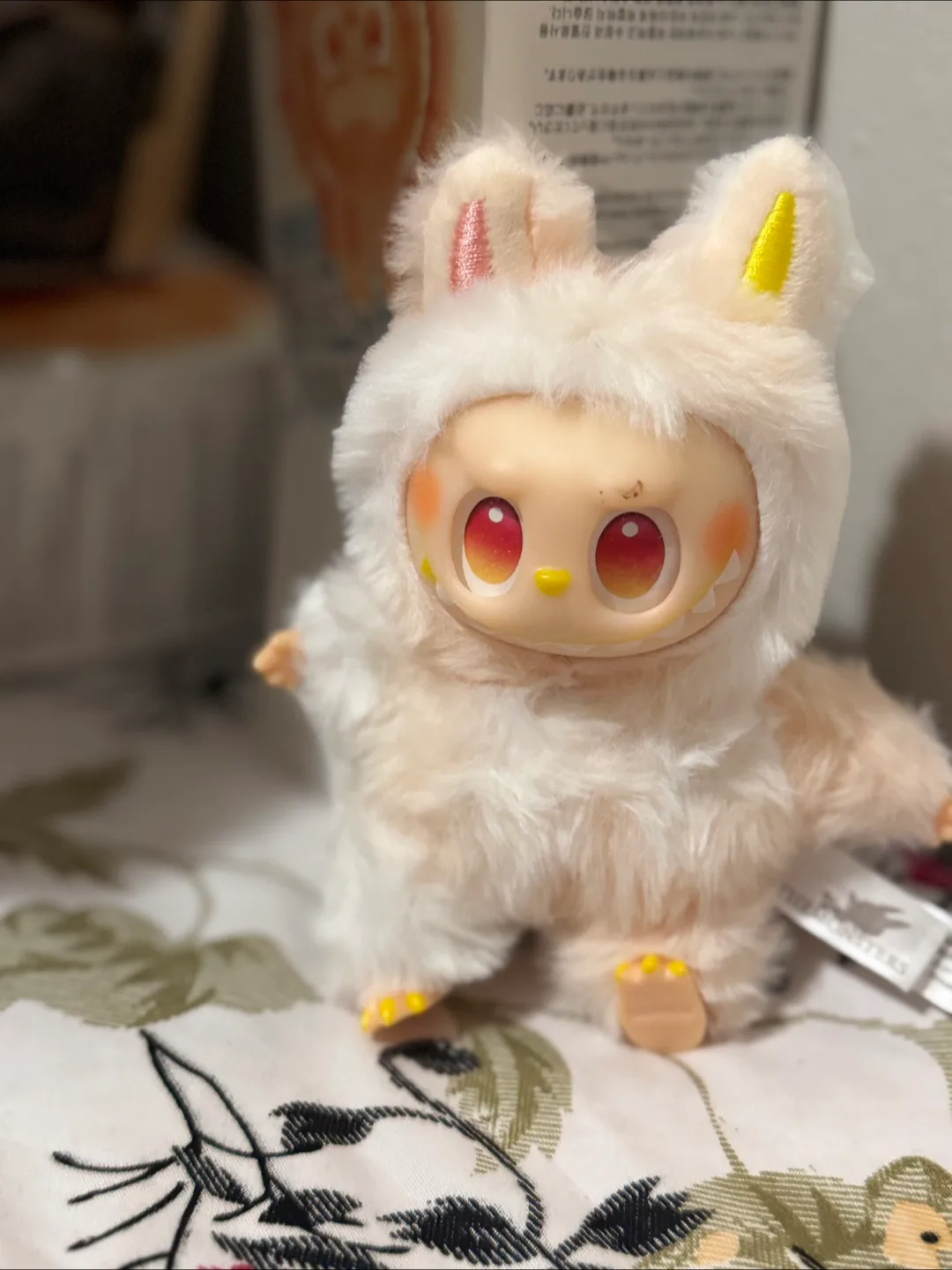 Labubu The Monsters Fluffy Plush Doll biginto. thumbnail