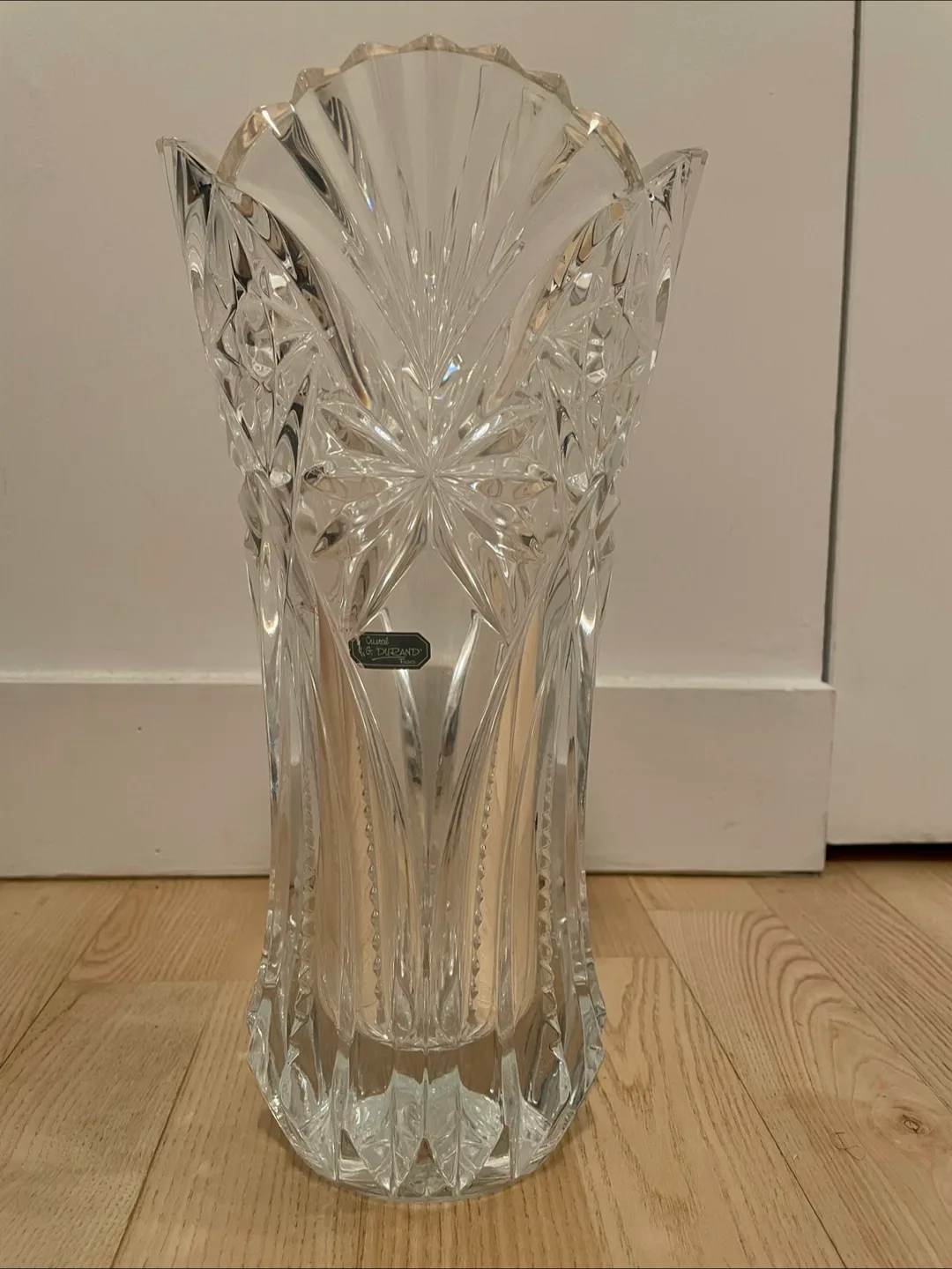 Cristal D'Arques Durand Crystal Vase thumbnail
