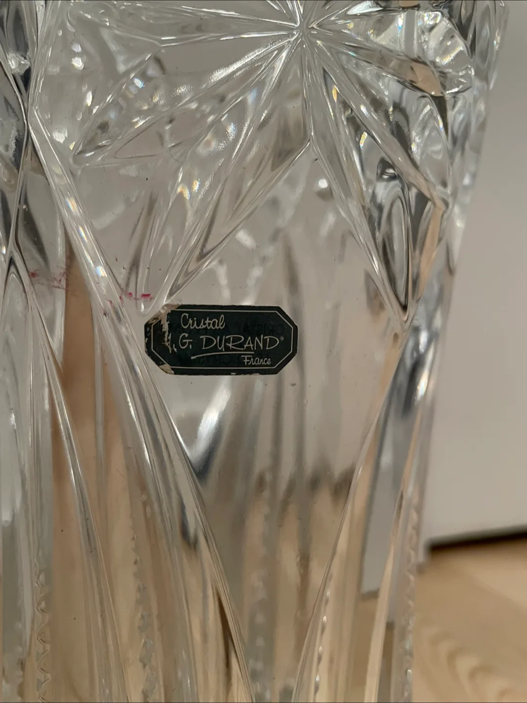 Cristal D'Arques Durand Crystal Vase image indicator(3)