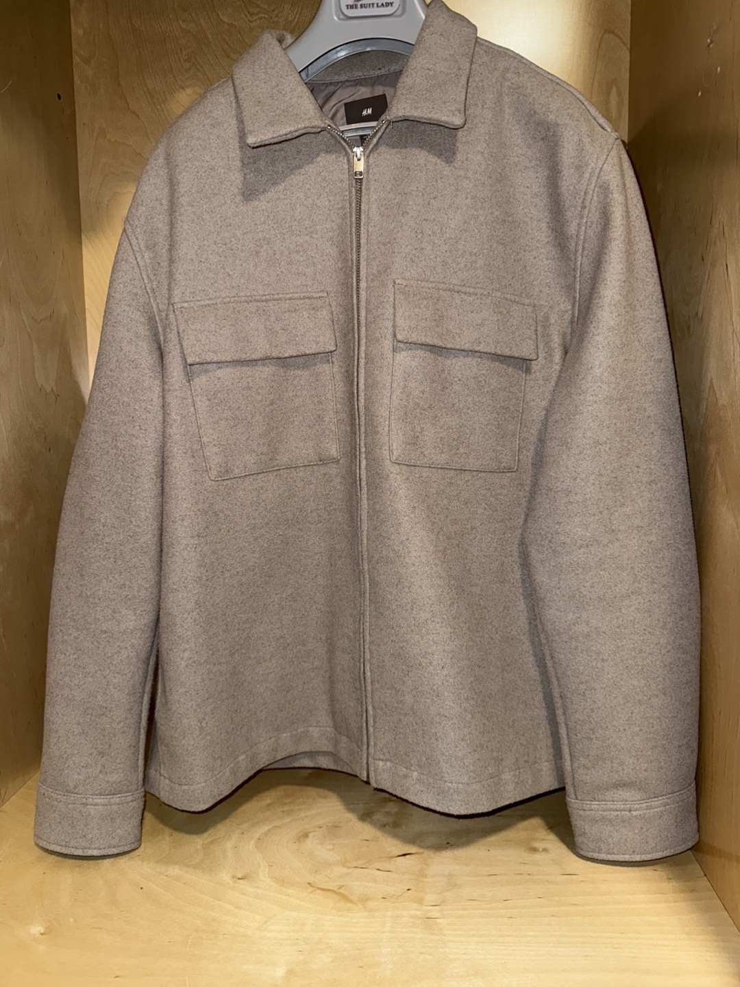 H&M Wool-Blend Shirt Jacket - Size xl