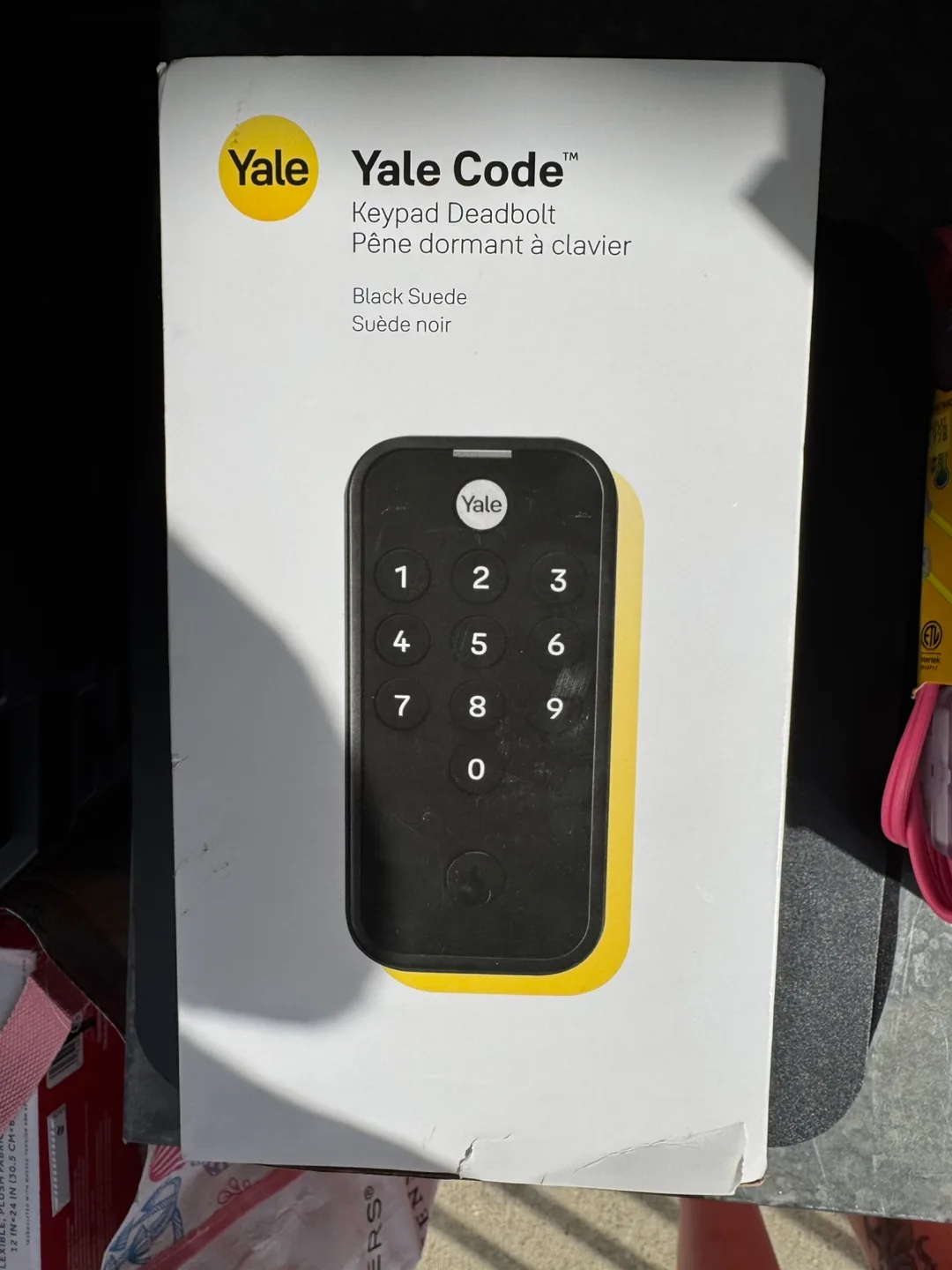 Yale Code Keypad Deadbolt - Black Suede thumbnail