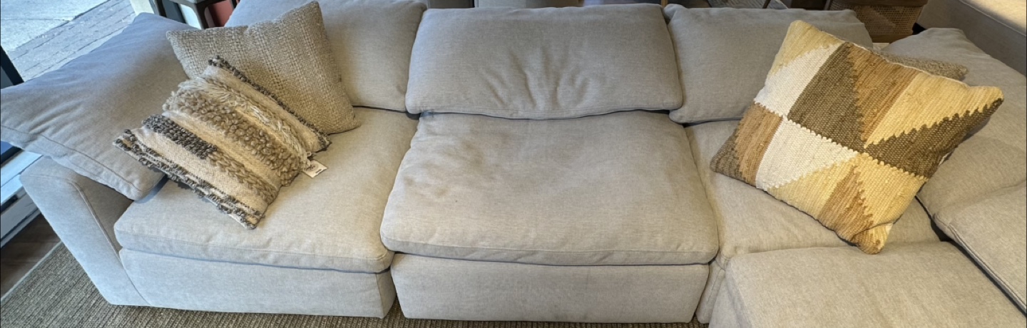 Structube Chablis 3-pc Modular Sofa white - photo 4