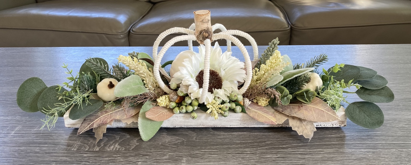 Artificial fall table centrepiece. Stouffville pickup - photo 2