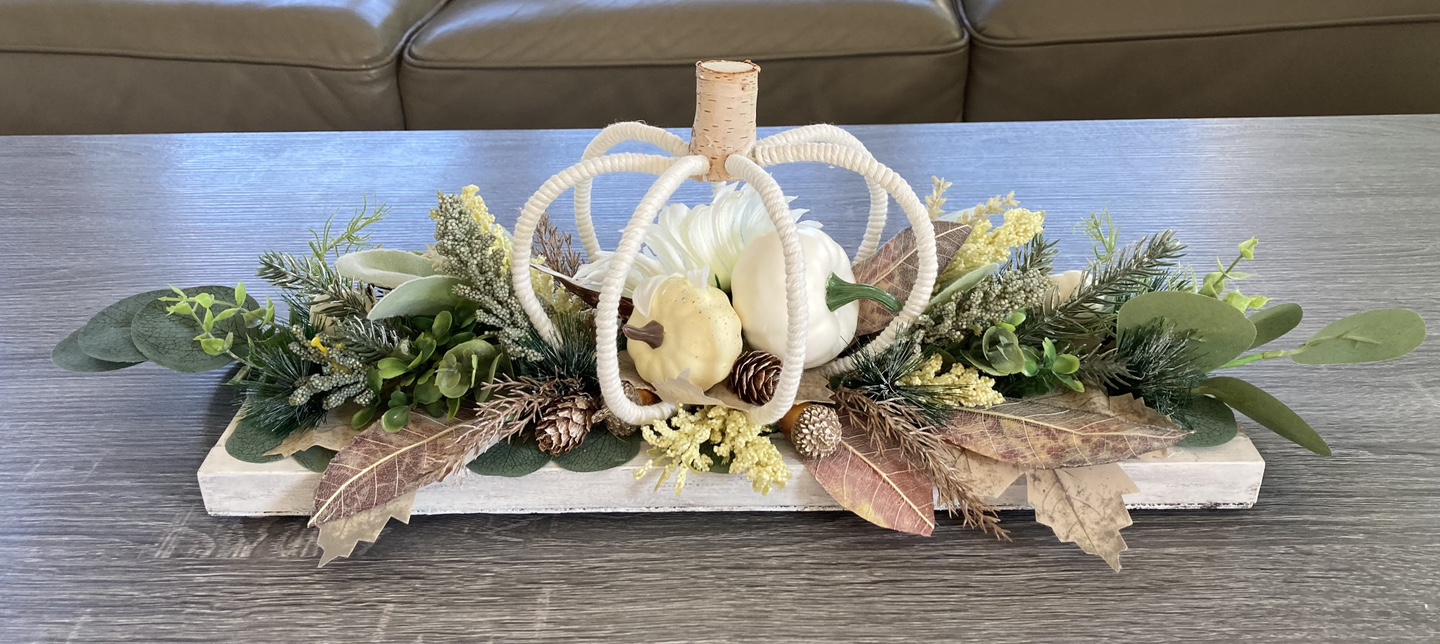 Artificial fall table centrepiece. Stouffville pickup - photo 5
