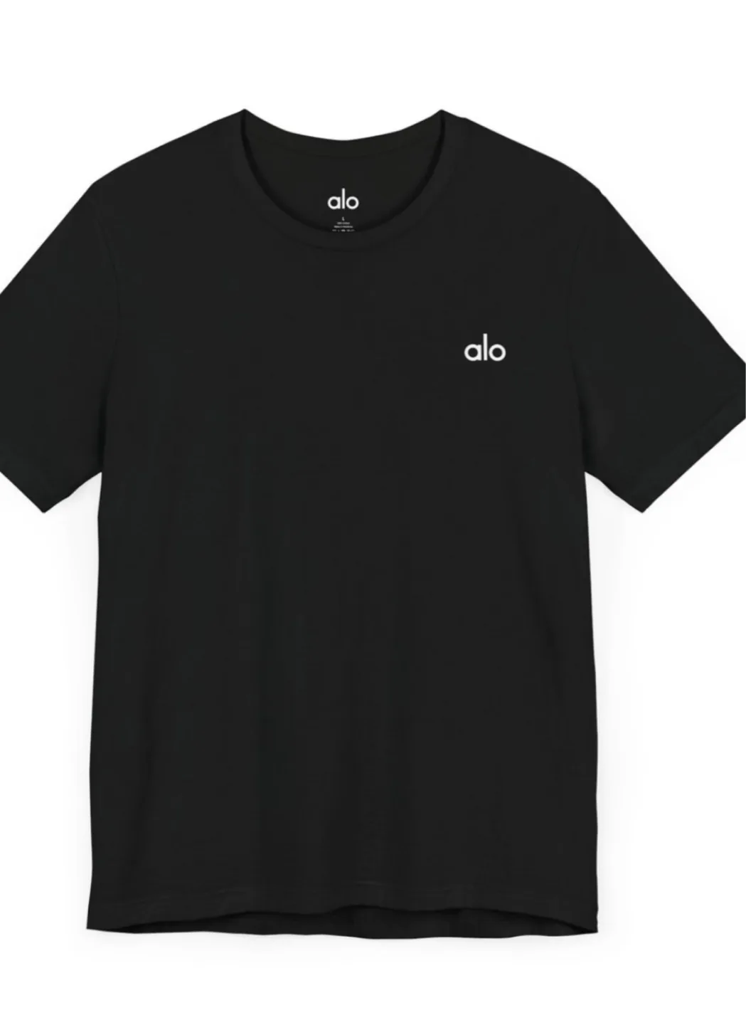 ALO Yoga T-Shirts - Black & White, Size M image indicator(4)