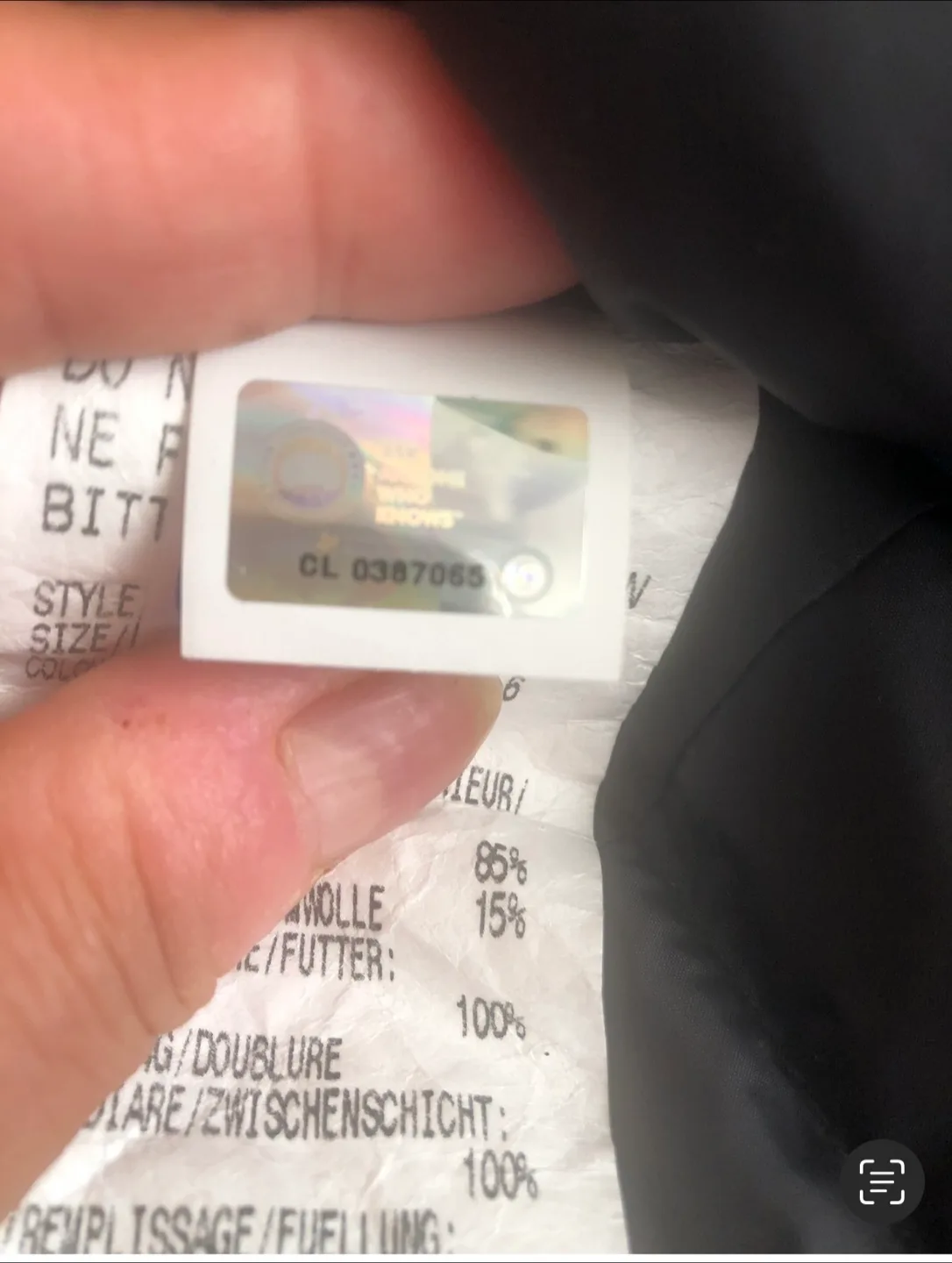 Authentic Canada Goose Bunny Bunting Snowsuit image indicator(4)