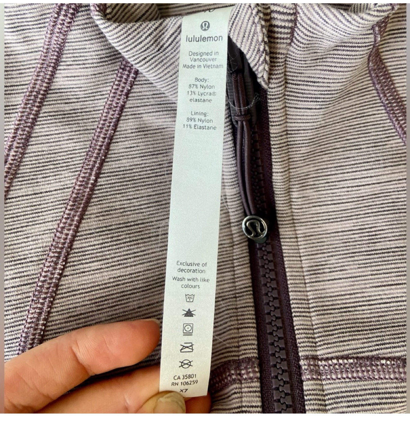 Lululemon Jacket Purple Size 10 - photo 2