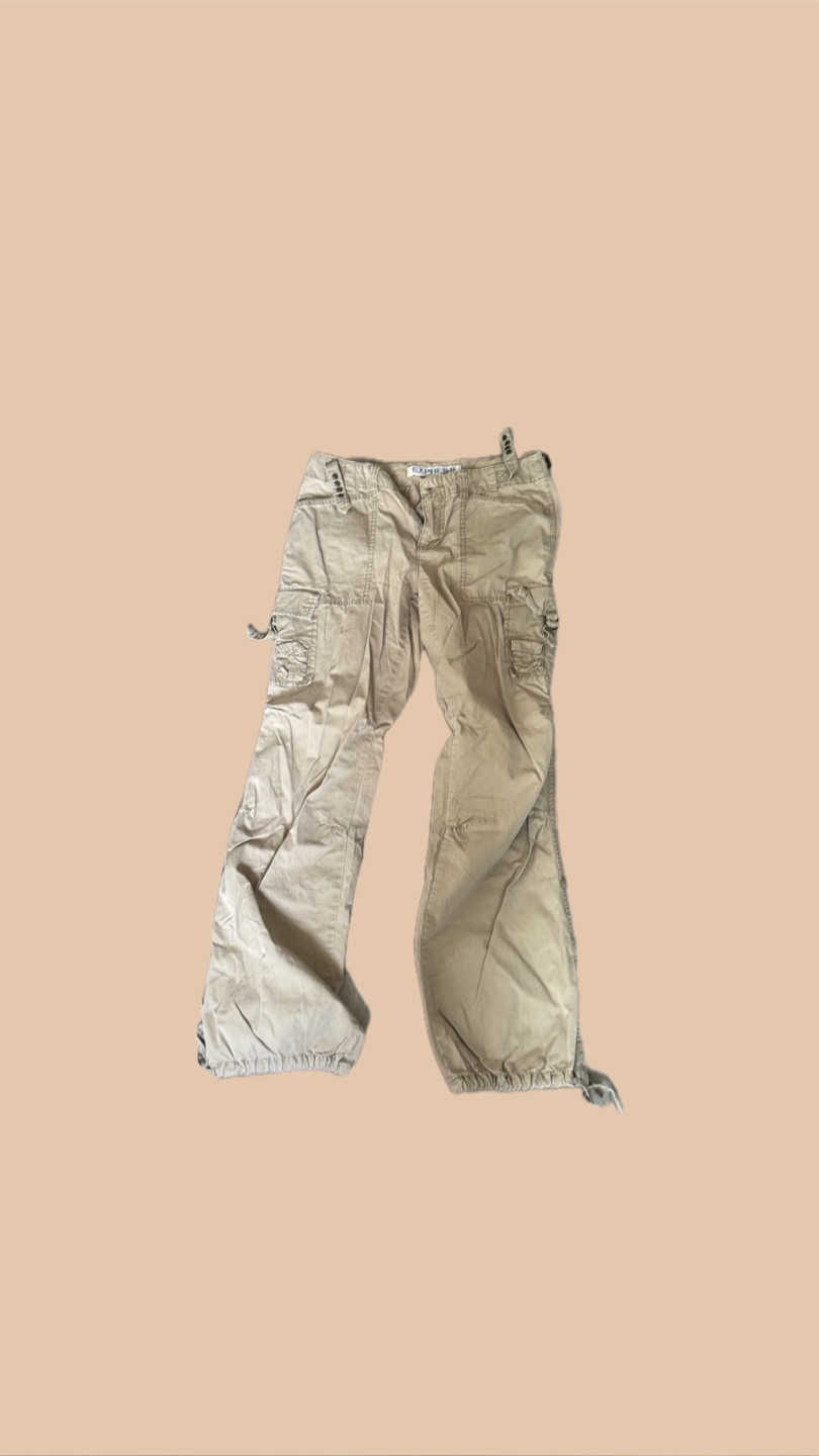 Low-rise Cargo/Baggy Pants