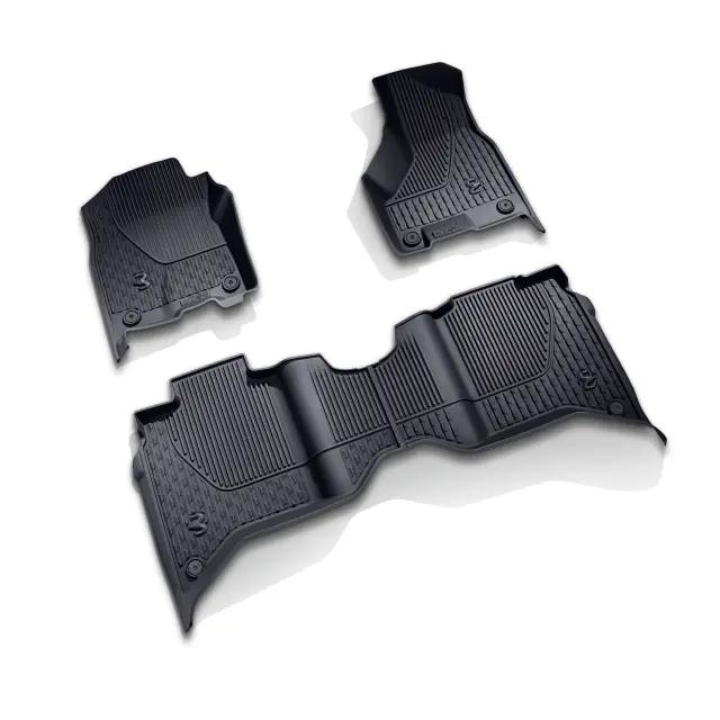 RAM All Weather Floor Mats - Black