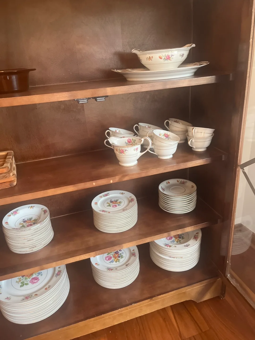 Vintage Floral China Set thumbnail