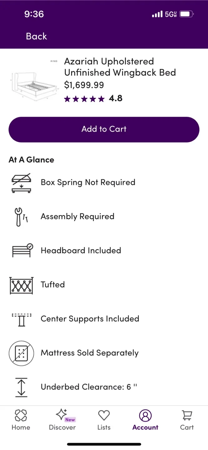 Tufted black king size bed frame + mattress + bedding SET image indicator(7)