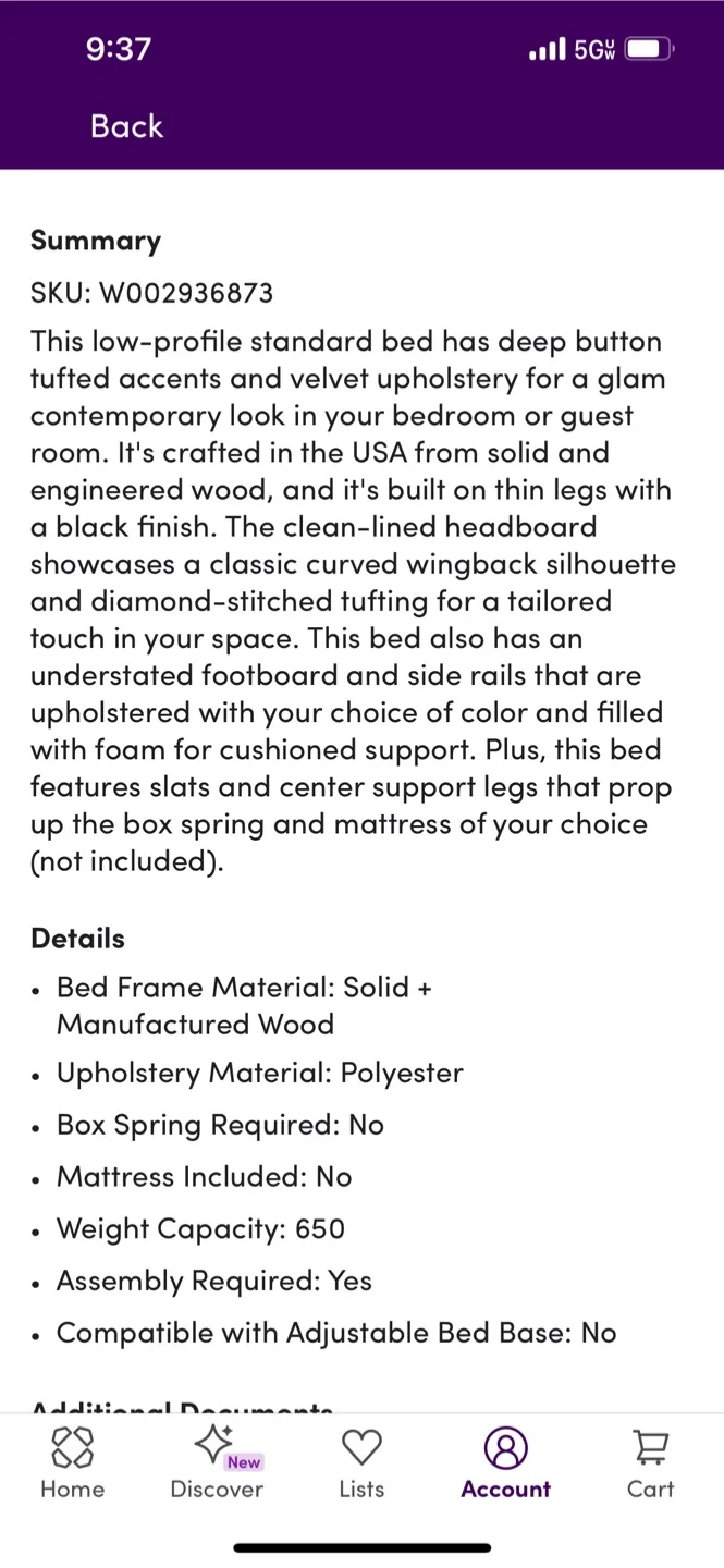 Tufted black king size bed frame + mattress + bedding SET image indicator(10)