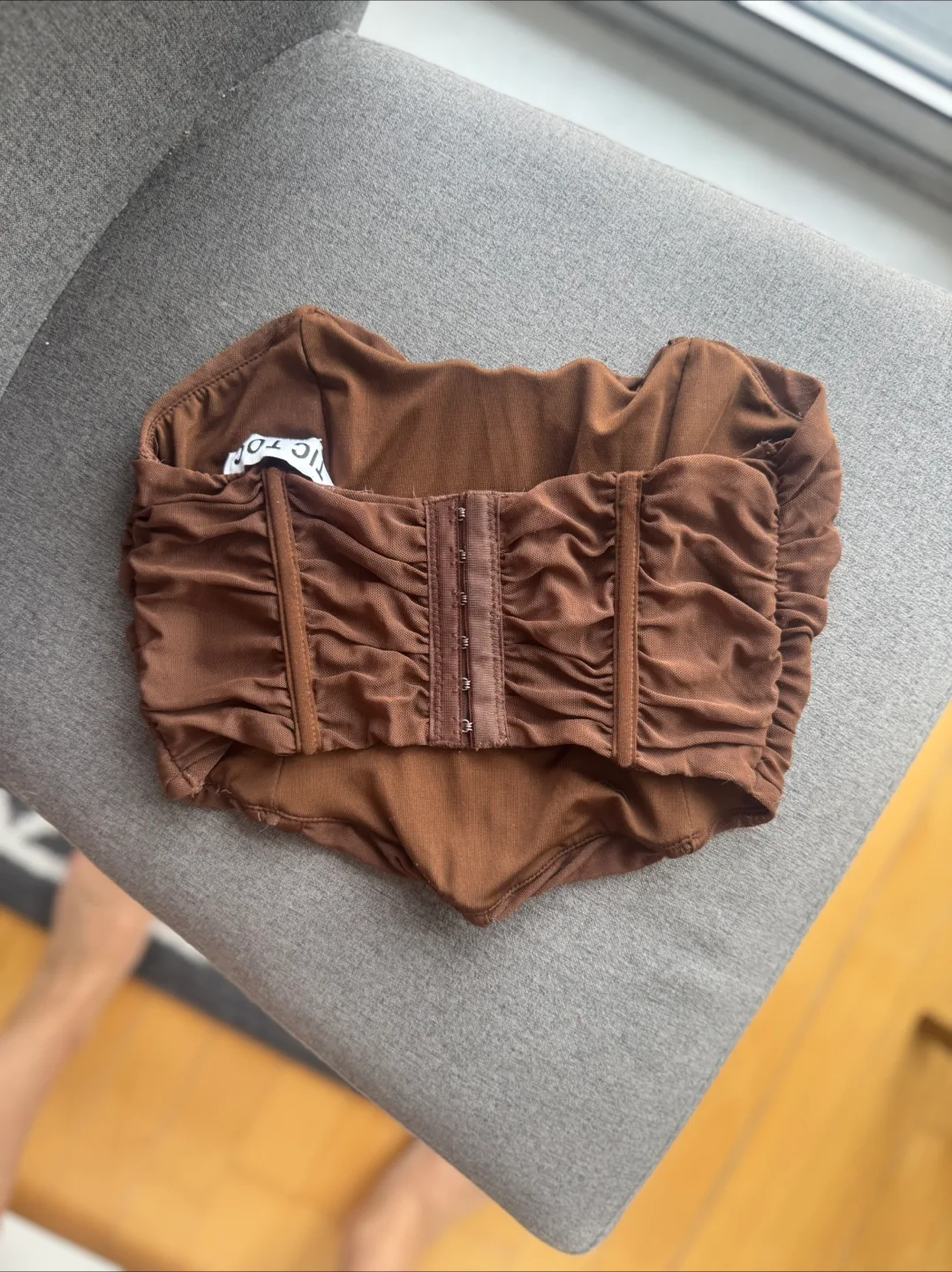 Tic Toc Brown Corset - Size Small thumbnail