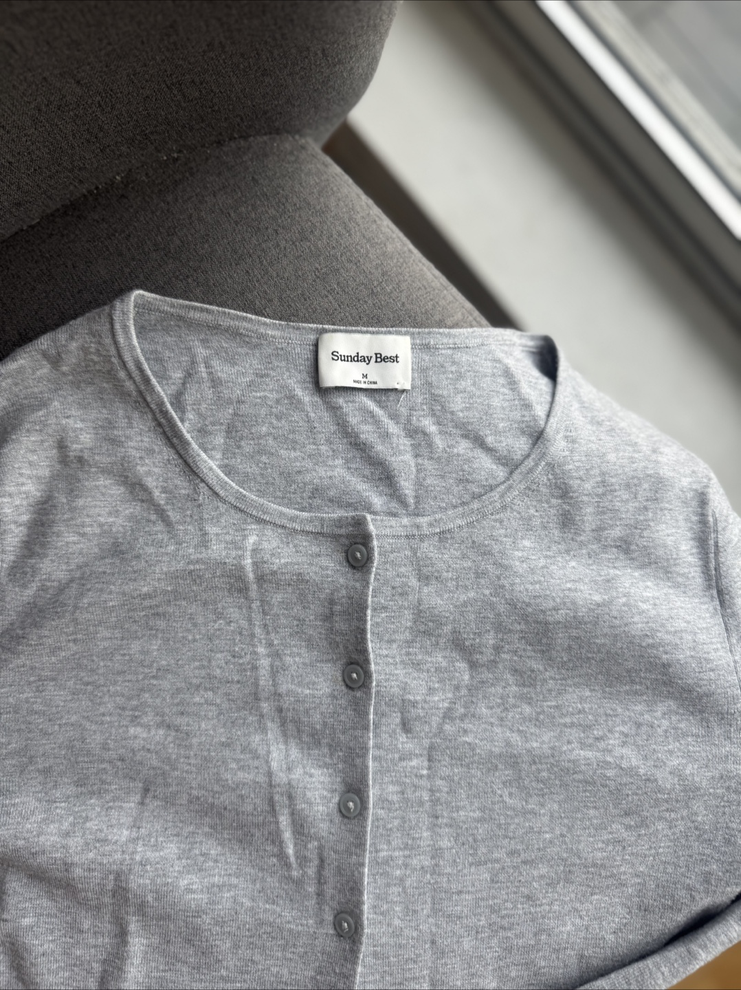 Sunday Best Grey Cardigan - Size M - photo 2