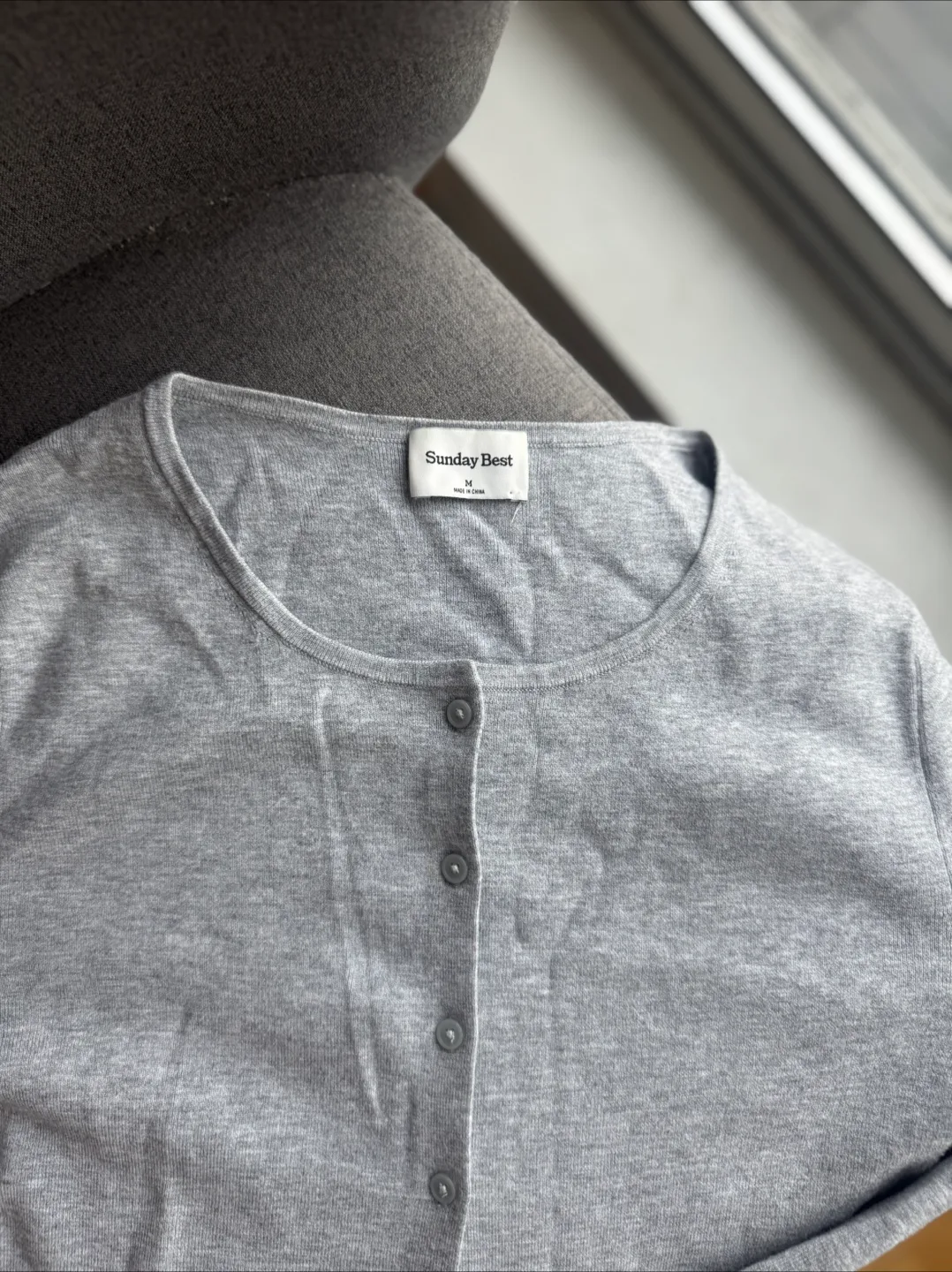 Sunday Best Grey Cardigan - Size M image indicator(2)