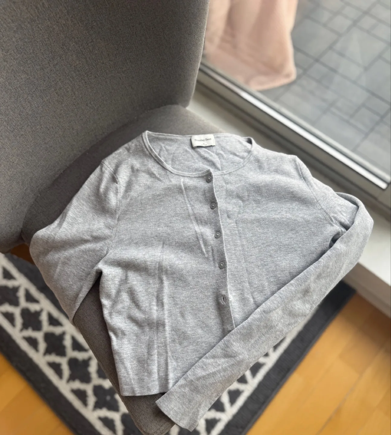 Sunday Best Grey Cardigan - Size M thumbnail
