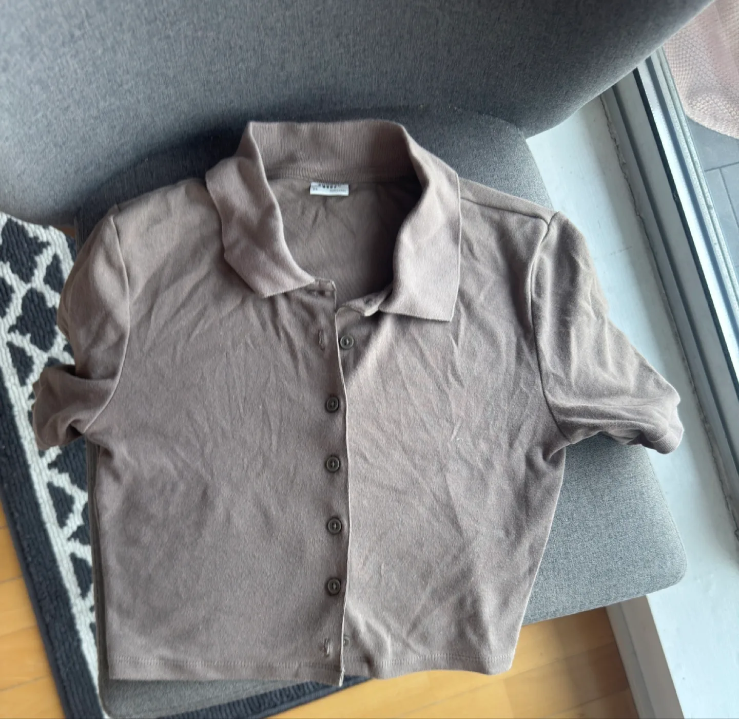 Sunday Best Brown Top - Size XS thumbnail