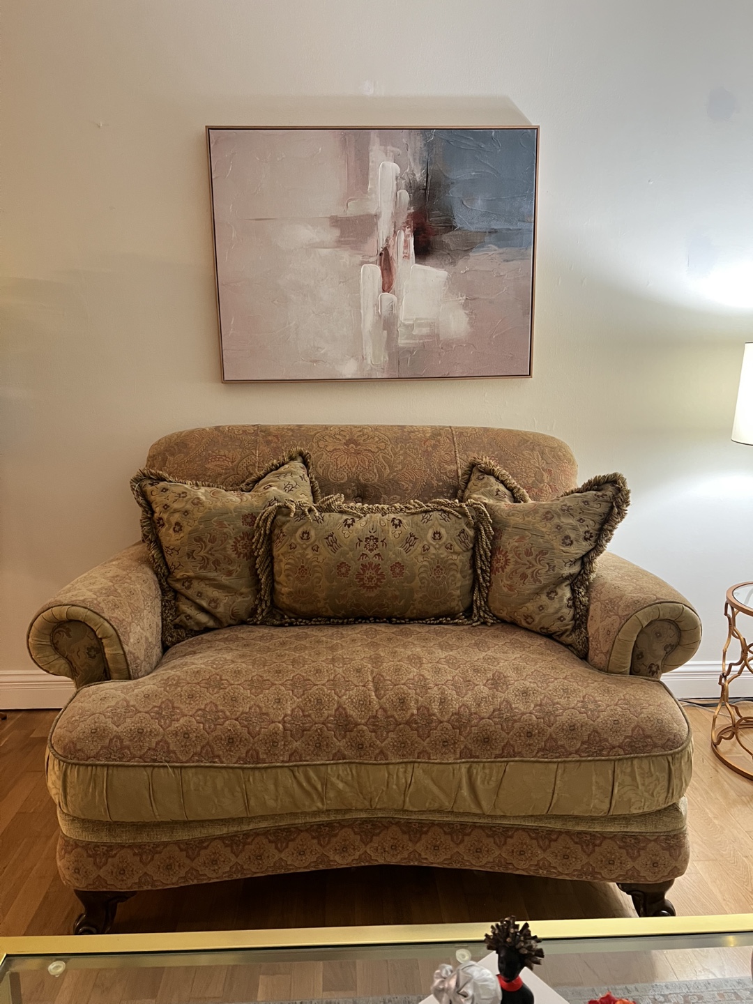 Vintage Style Loveseat Sofa