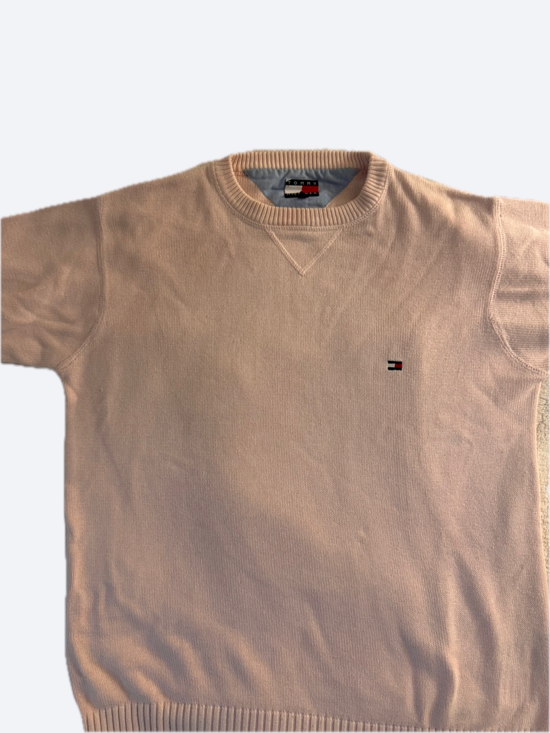 Tommy Hilfiger Pink Cotton Sweater - Size S - photo 3