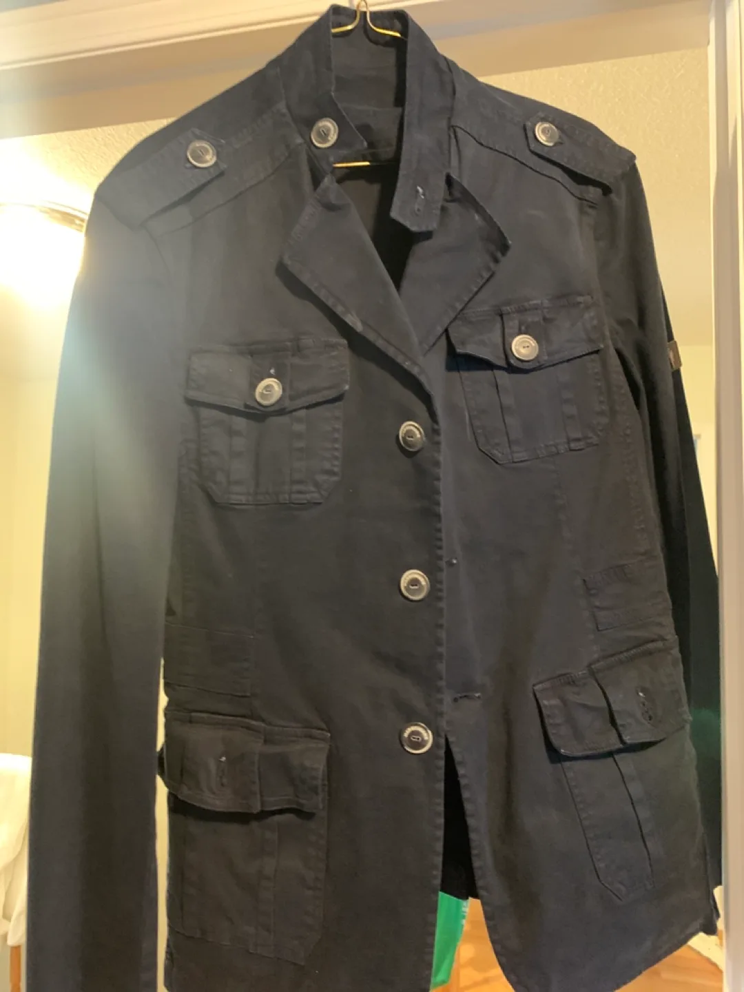 Black Military Style Jacket thumbnail