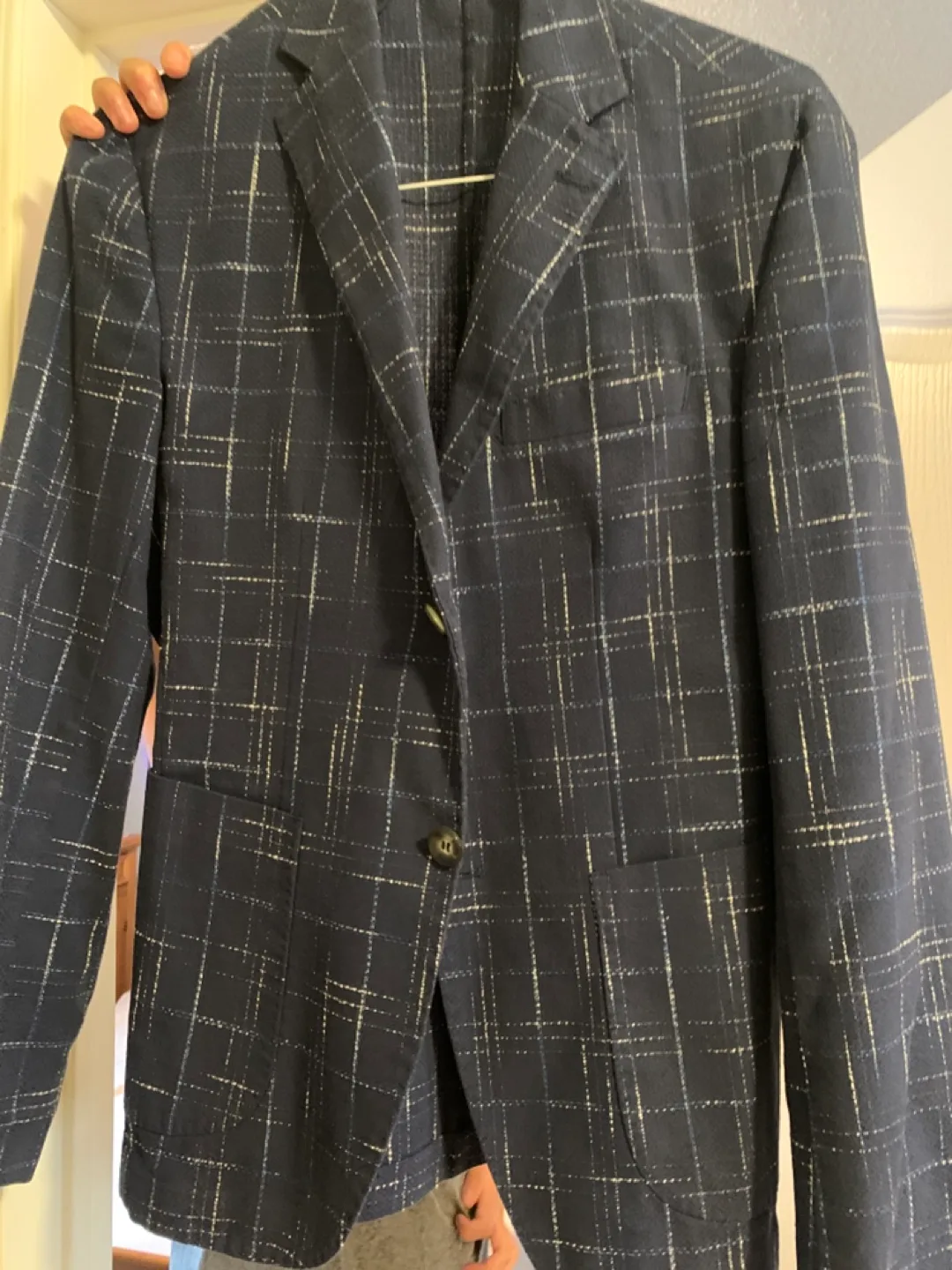 Blue Plaid Blazer thumbnail