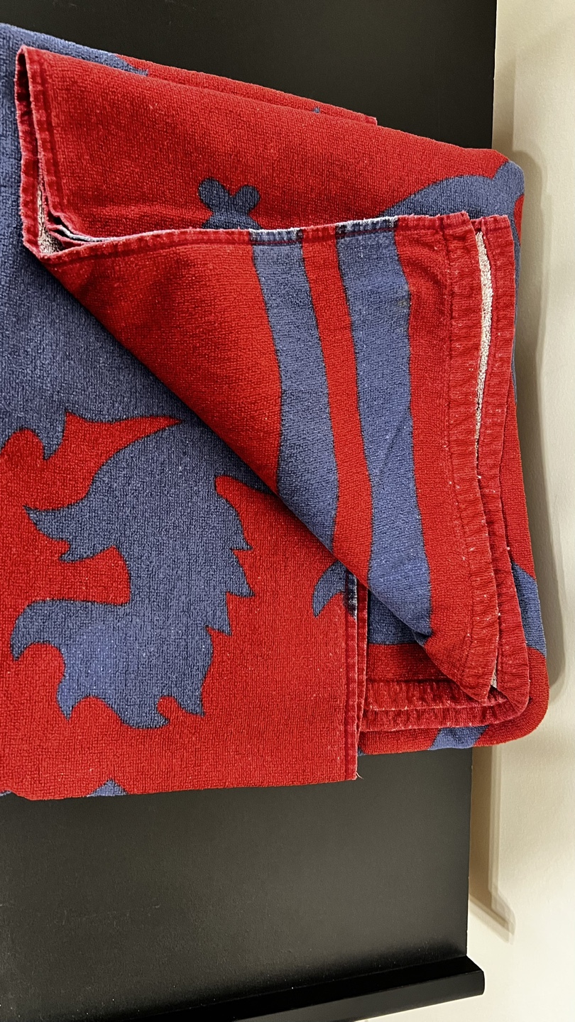 Red & Blue Patterned Beach Towel - photo 4