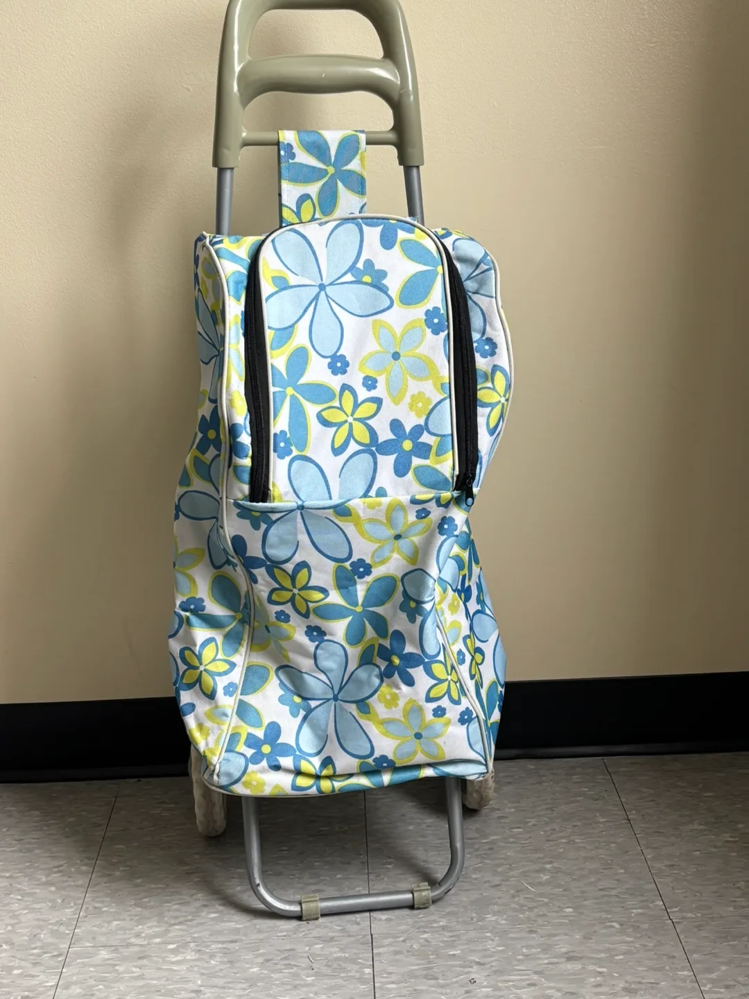 Floral Patterned Shopping Trolley thumbnail