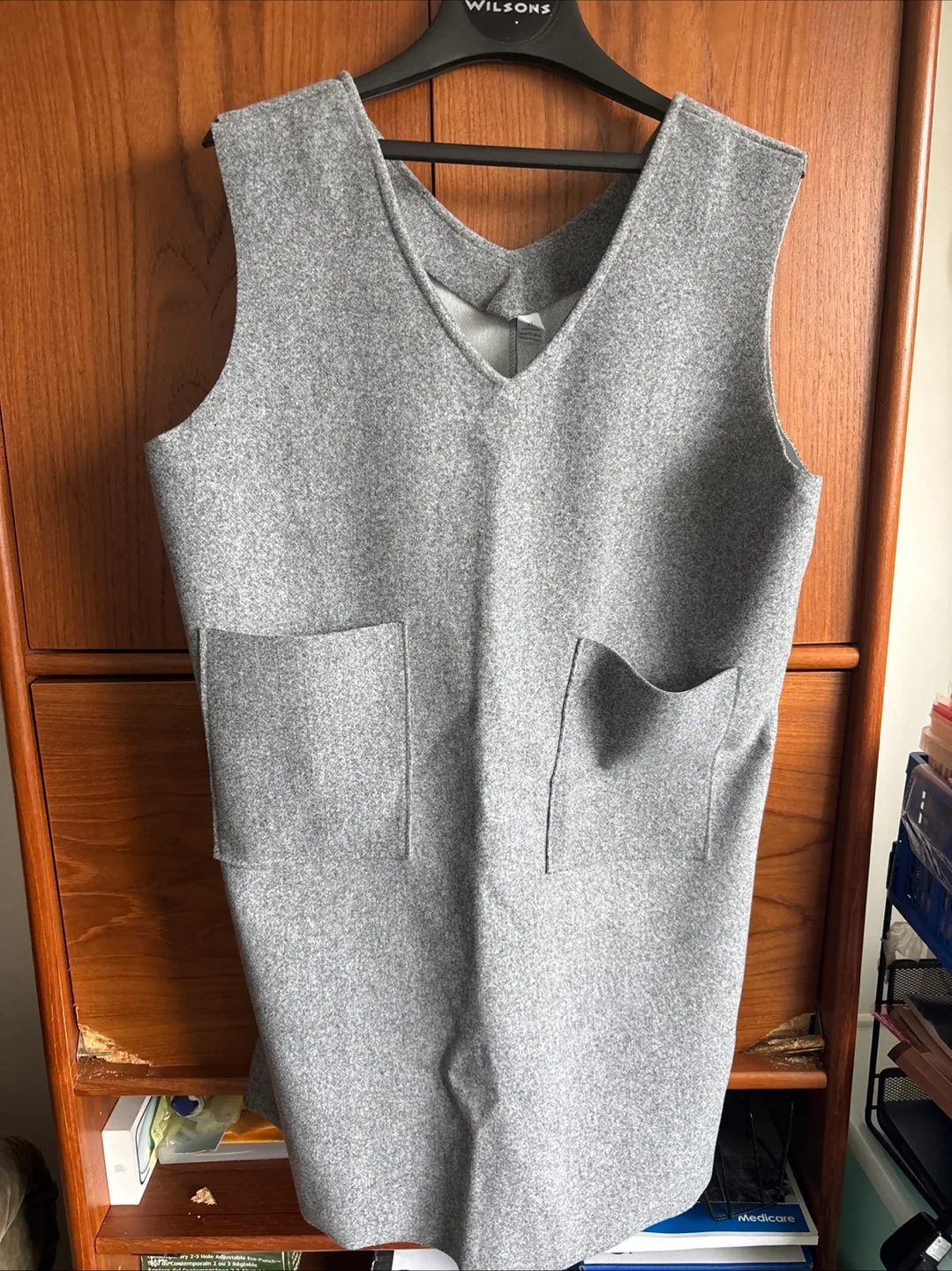 Gray Sleeveless Dress  XL New thumbnail
