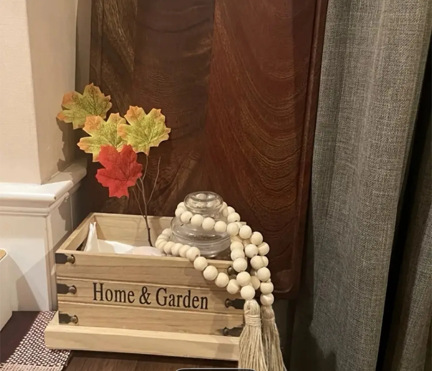 Wood Bead Garland with Tassels image indicator(6)