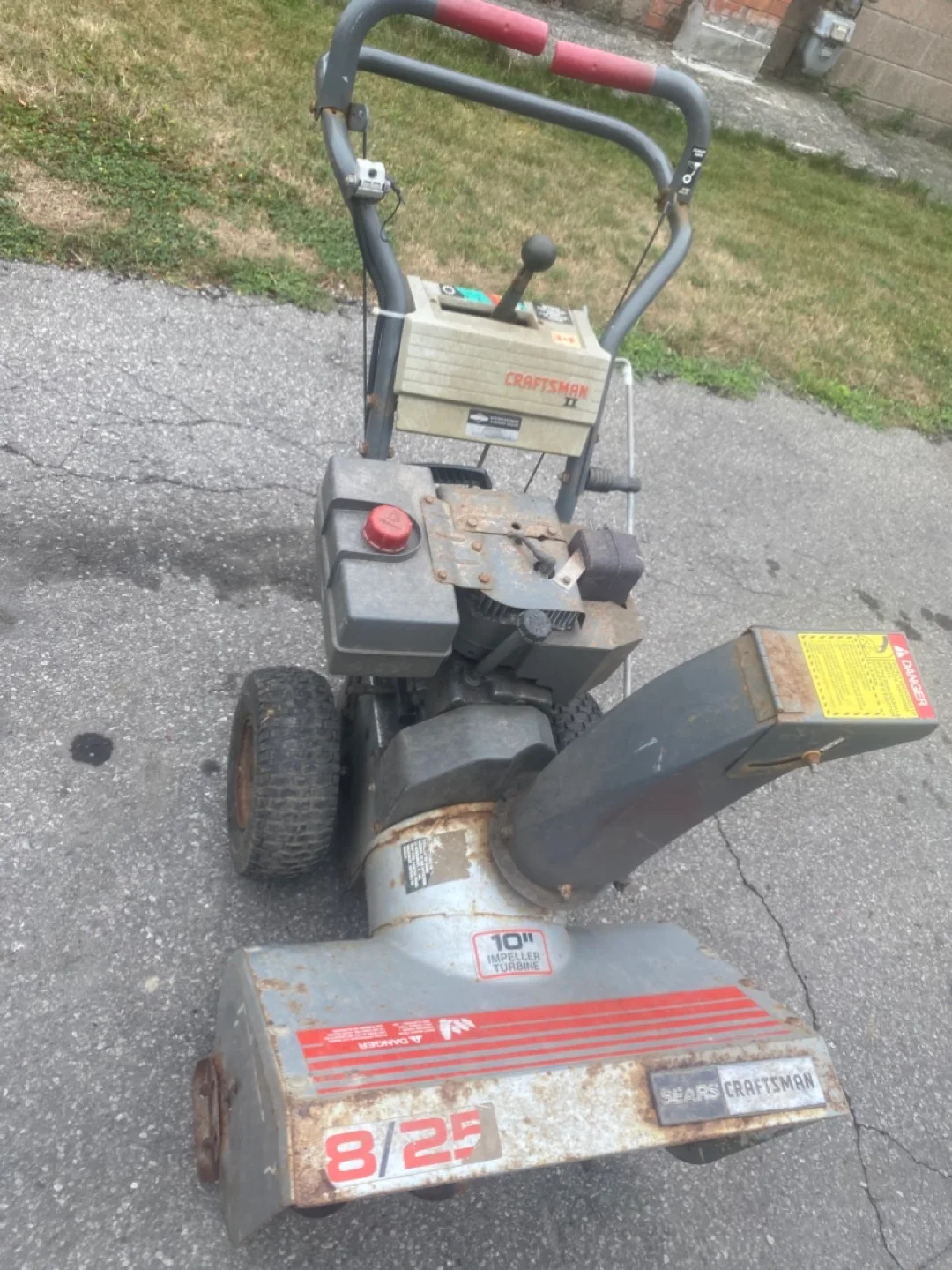 Craftsman 8/25 Snowblower image indicator(3)